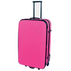 27 ins Pink Trolley Case - This great value 28 ins trolley case is made from hardwearing and