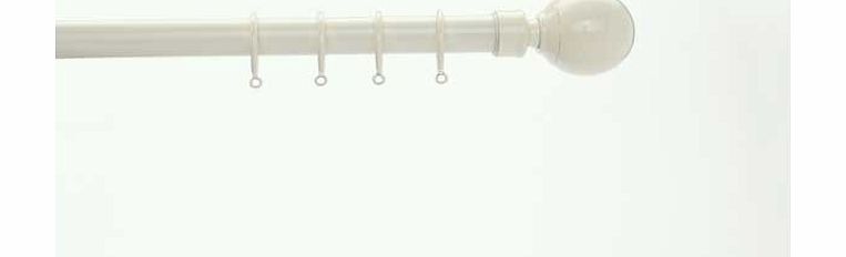 Unbranded 28mm Ball Pole 110-180cm - Cream