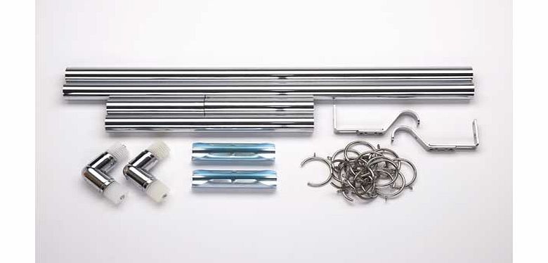 Unbranded 28mm Bay Extension Kit 180cm - Chrome