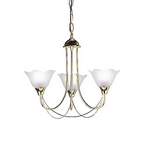 Unbranded 295 3BP - 3 Light Polished Brass Hanging Light