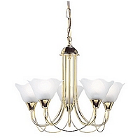 Unbranded 295 5BP - 5 Light Polished Brass Hanging Light