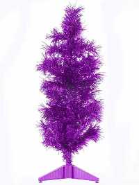 2ft Ho Ho Ho Tinsel Tree - Pink