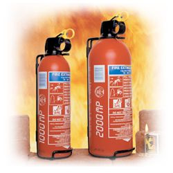 Unbranded 2kg Dry Powder Fire Extinguisher