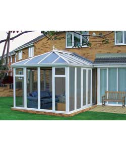 3.09m x 3.04m 4 Vent Edwardian Full Height Conservatory