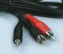 3.5MM PLUG TO 2X PHONO PLUGS- 2M