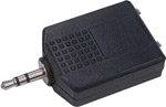 3.5mm Stereo Plug to Two 1/4" Stereo