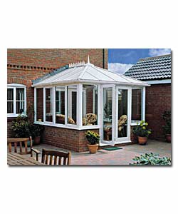 3.87m Edwardian Dwarf Wall Conservatory