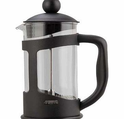 Unbranded 3 Cup Black Cafetiere