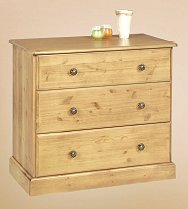 3 drawer low chest - Carlton