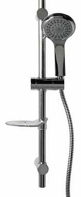 Unbranded 3 Function Shower Head and Kit - Chrome