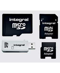 3 in 1 Mini Micro SD 1GB Memory Card USB