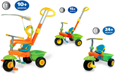 Unbranded 3-in-1 Smart Trike  