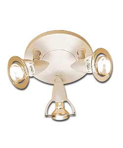 3 Light White Plate Spotlight