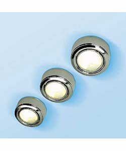3 Pack Halogen Cabinet Lights