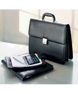 Leather look PVC accessories comprising business c