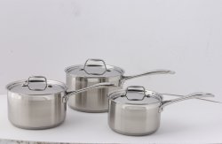 The Swift Supreme Series is a heavy based stainless steel selection of pots and pans which the manuf