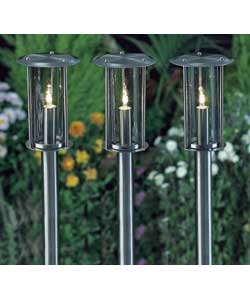 3 Stainless Steel Low Voltage Posts