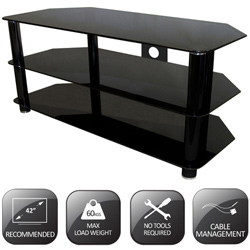 Unbranded 3 Tier TV Stand With Cable Management For TVS Up