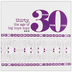 Unbranded 30 Big Boys Toys Card