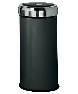 Unbranded 30 Litre Press Top Kitchen Bin - Black