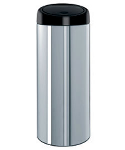 Unbranded 30 Litre Touch Bin Brilliant Steel