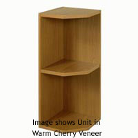 300mm Wide Open End Wall Unit Solid Ash