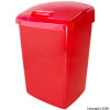 Unbranded 30Ltr Ruby Red Lift Top Waste Bin