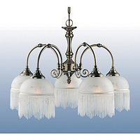 Unbranded 3155 5AC - 5 Light Antique Brass Hanging Light