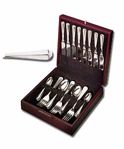 32 Piece Rattail Cutlery Set in Canteen