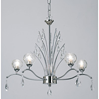 Unbranded 320 5CH - 5 Light Polished Chrome Hanging Light