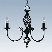 Unbranded 3379 3 - 3 Light Black Hanging Light