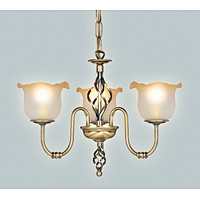 Unbranded 338 3AN - 3 Light Antique Brass Hanging Light