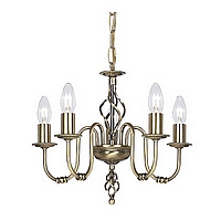 Unbranded 338 5AN - Antique Brass Hanging Light