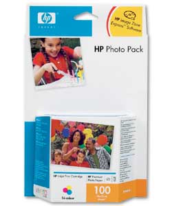100 sheets 10 x 15cm paper.Compatible with:All in one PSC2355, Photosmart 335/385/8050, Deskjet
