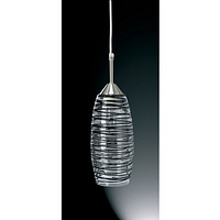 Unbranded 3442BK - Black Glass Pendant Light