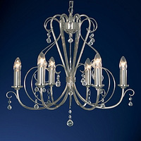 Unbranded 3856 6SS - Satin Silver Hanging Light