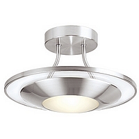 Unbranded 387 30SC - Satin Chrome Semi Flush Light