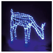 Unbranded 3D Illuminated Silhouette Grazing Reindeer
