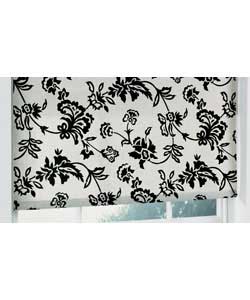 3ft Freya Roller Blind - White and Black
