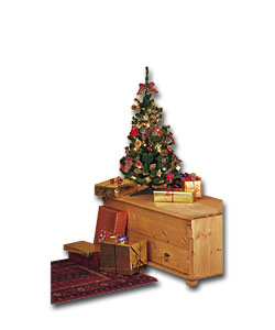 3ft Red/Gold Decorated Tree