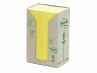 Unbranded 3M 653-1T recycled Post-it Notes, 38 x 51mm, 100