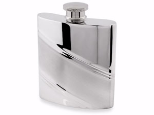 Unbranded 3oz Pewter Hipflask 013126