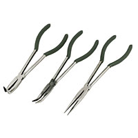 3Pc Extra Long Nosed Pliers Set