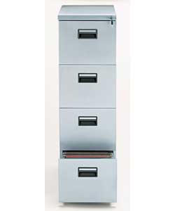 4 Drawer Metal Cabinet with Lock