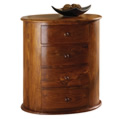 4 Drawer Oval Chest