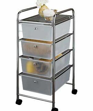 Unbranded 4 Drawer Storage Trolley on Wheels