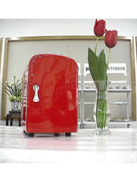 4 Litres Red Mini Fridge & Heater