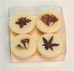 4 pack shower scrub clear box: As Seen