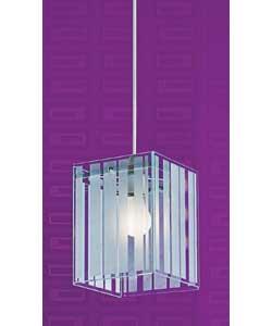 4 Panel Linear Glass Pendant