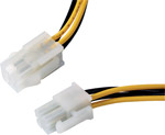 · 4pin 12V ATX plug -    4pin ATX jack · Designed to extend the 4 pin 12V power supply between the